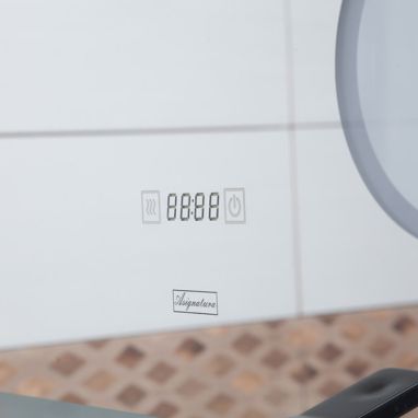 ASIGNATURA Зеркало с подогревом, LED подсветкой, косметическим зеркалом и часами Intense 65431800